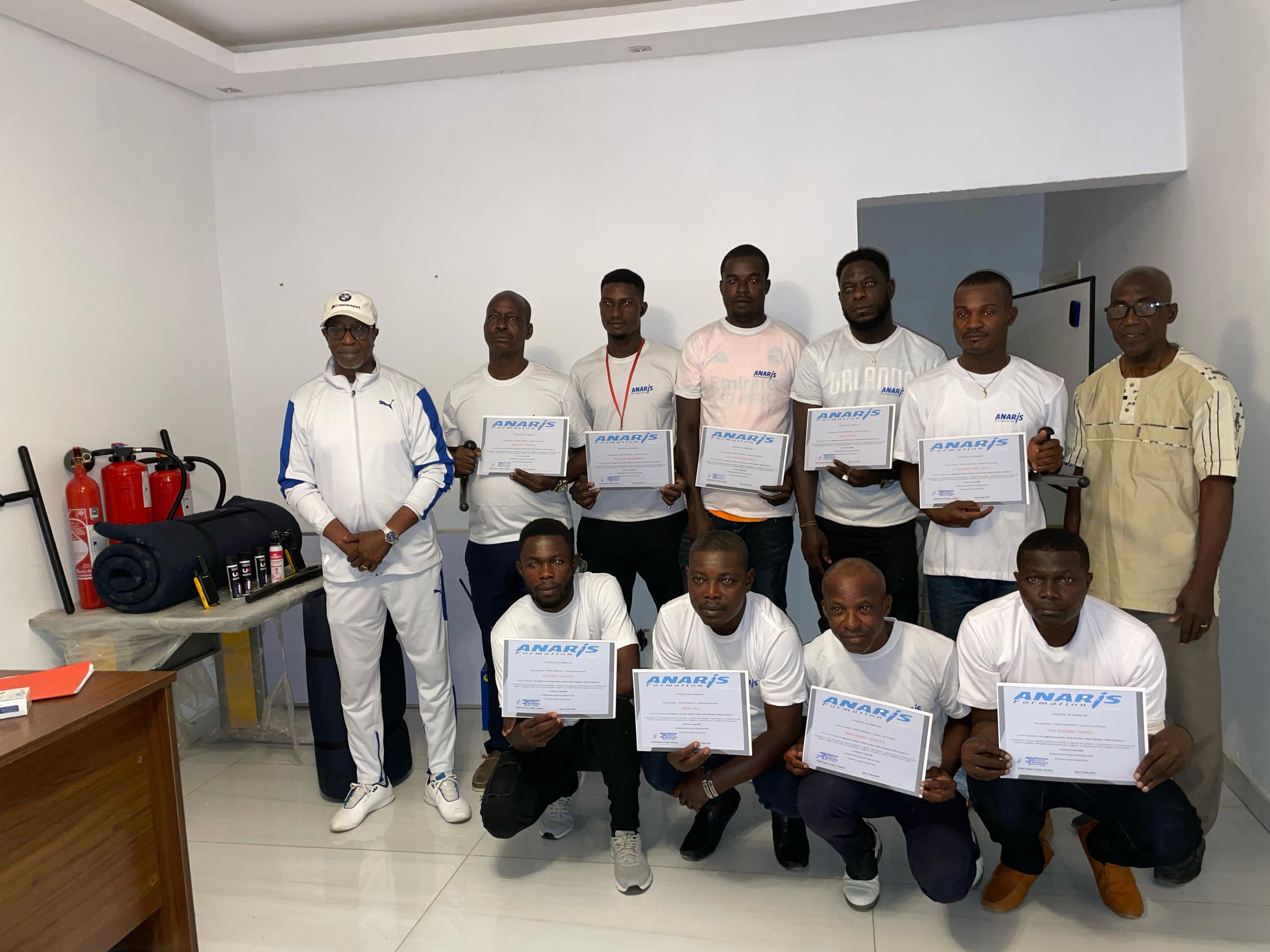 Formation agents de contrôle, chefs d'équipes, chefs de sites, chefs de poste